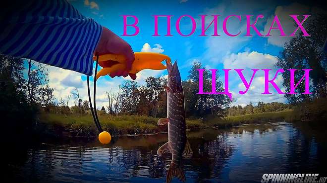 Изображение 1 : В поисках ЩУКИ. Рыбалка в глубинке России. Разведка неизвестных водоемов.